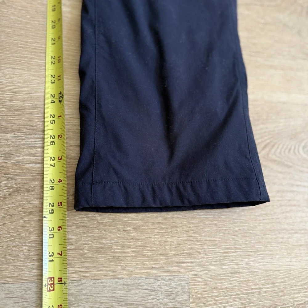 Eddie Bauer Pants Mens 36x30 Navy‎ Blue Fleece Lined Performance Tech Nylon